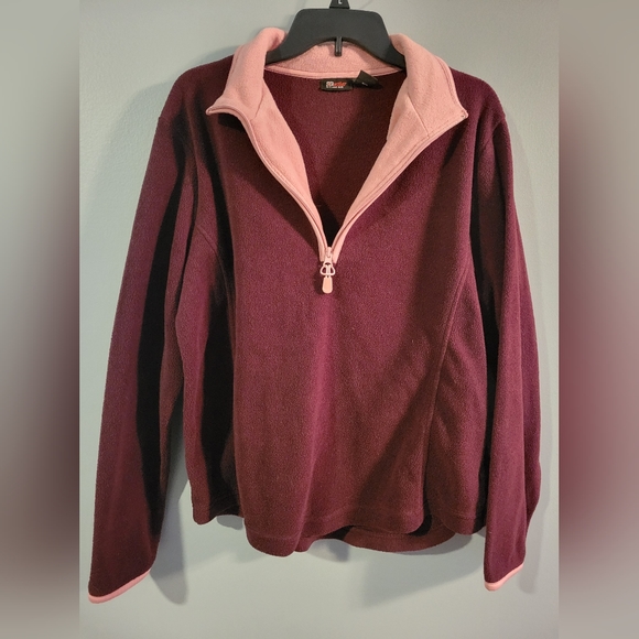 St. John's Bay Active Fleece Pullover- Women's Size Extra Large, Quarter Zip - Picture 1 of 5